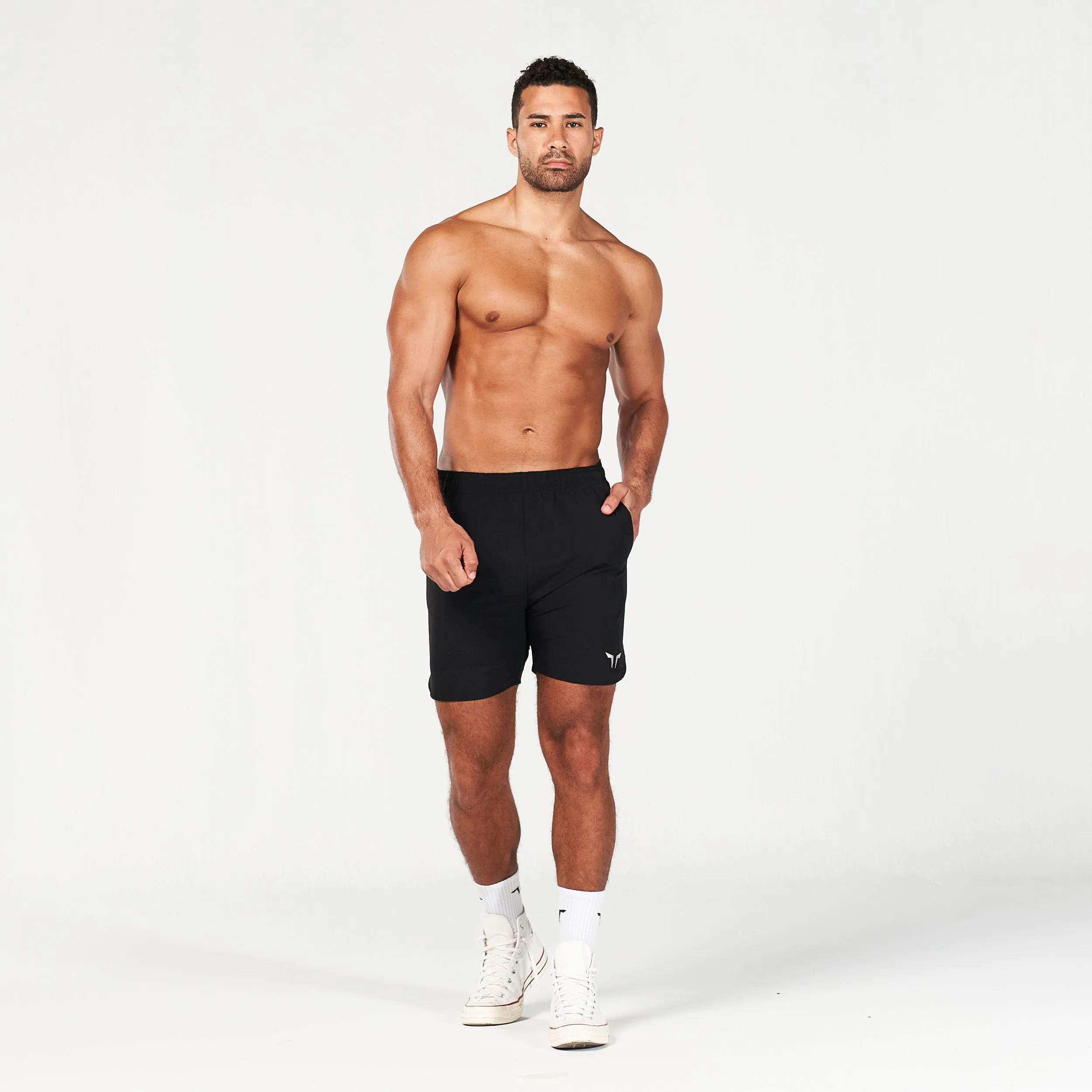 2-in-1 Dry Tech Shorts - Black