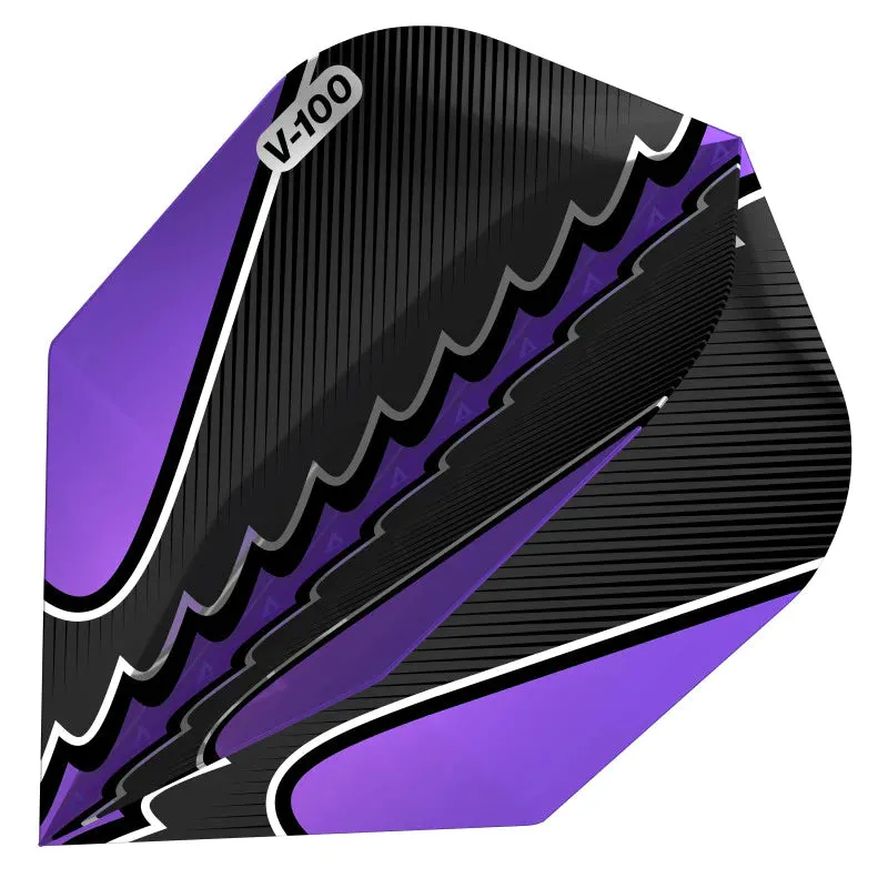 30-1822 Viper V-100 Flux Flights Standard Black / Purple