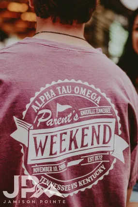 Alpha Tau Omega Parent's Weekend Tee