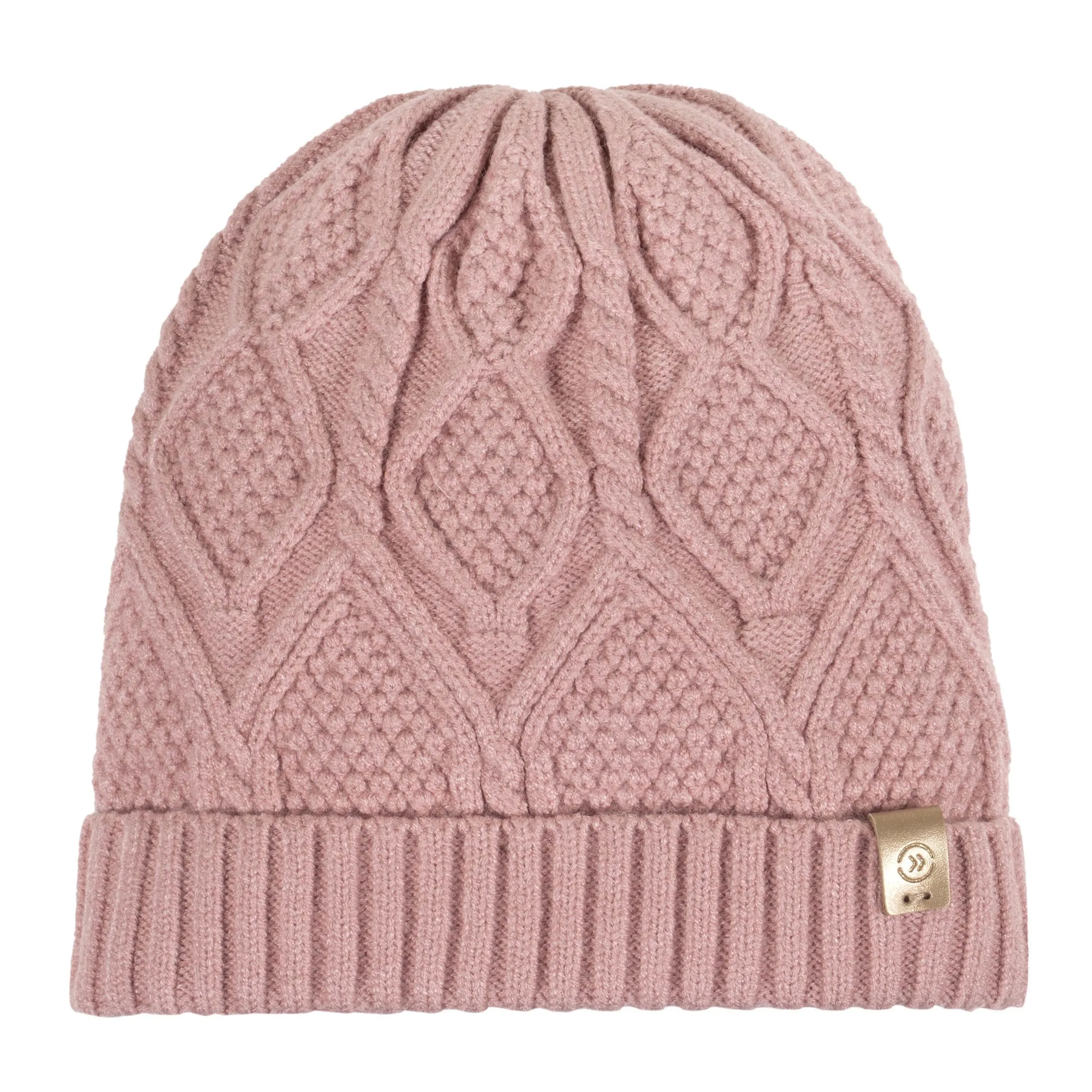 Bonnet Femme Maille Soft Touch Rose