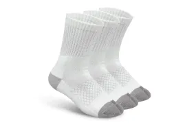 Bunion Relief, Padded Ankle Socks - White