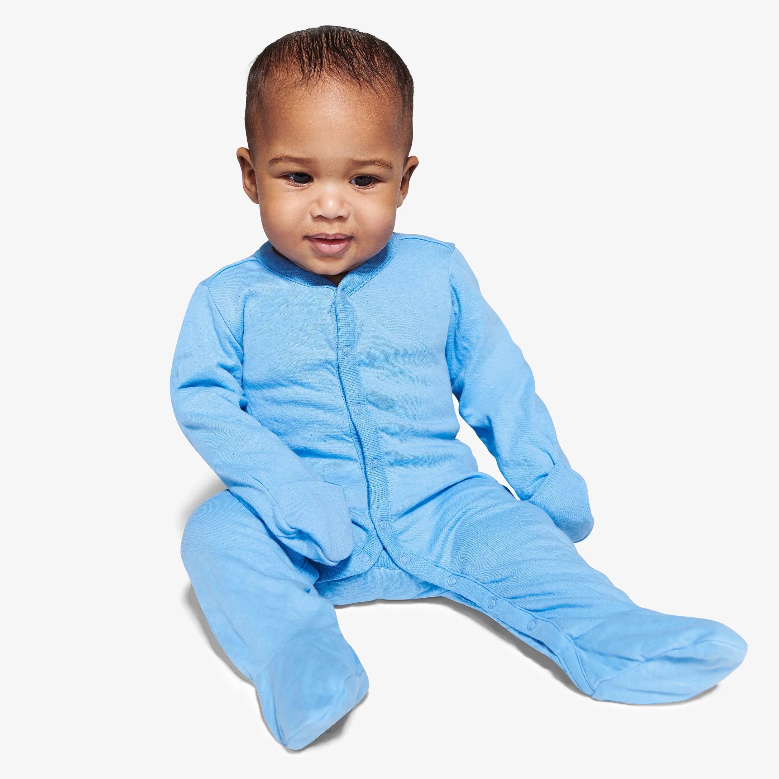 Clearance baby pointelle snap footie