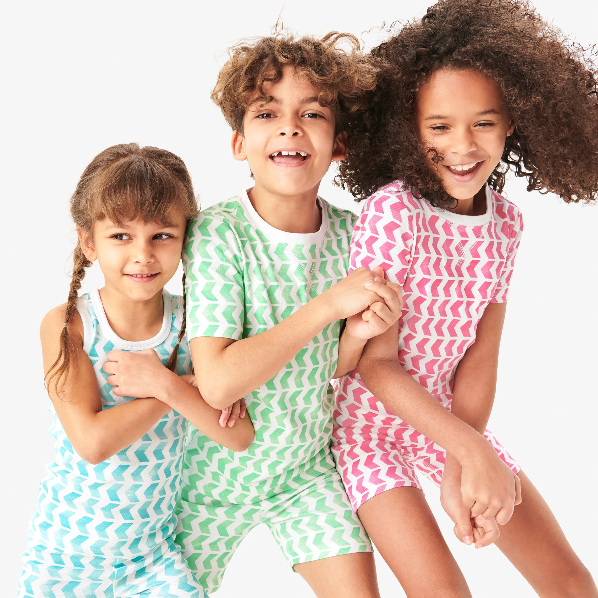 Clearance kids organic pj short in tile