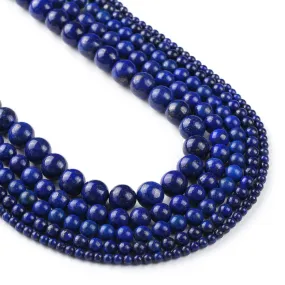 Color Dyed Lapis Lazuli Stone Beads 4 6 8 10 12mm Gemstone Round Loose Beads Wholesale 15 Full Strand 103095