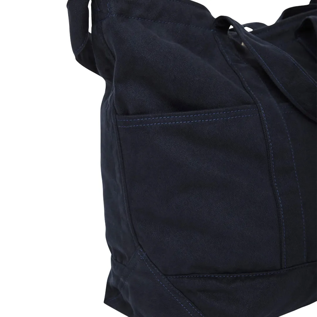 Dark Navy Cotton Drill Despatch Tote Bag