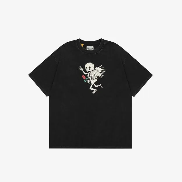 GALLERY DEPT FLYING SKULL T-SHIRT BLACK