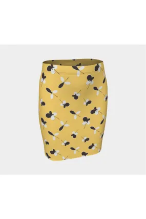 Golden Meadow Fitted Skirt