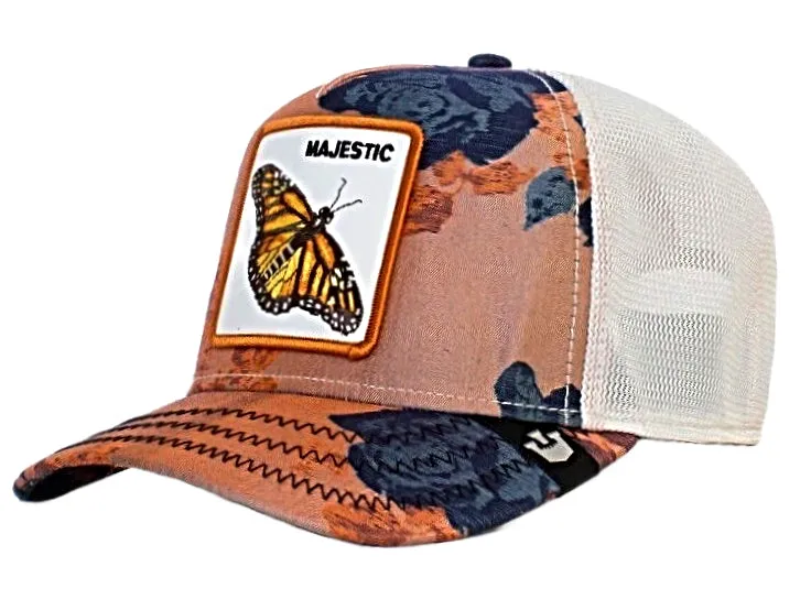 Goorin 'Monarchy of Roses' Trucker Style Baseball Cap in Orange