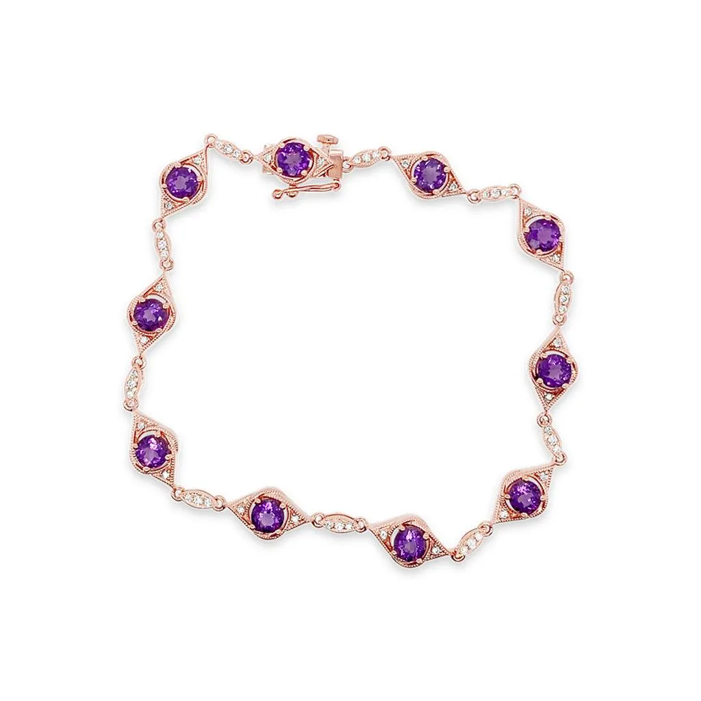 Irisa by Martin Binder Amethyst & Diamond Bracelet