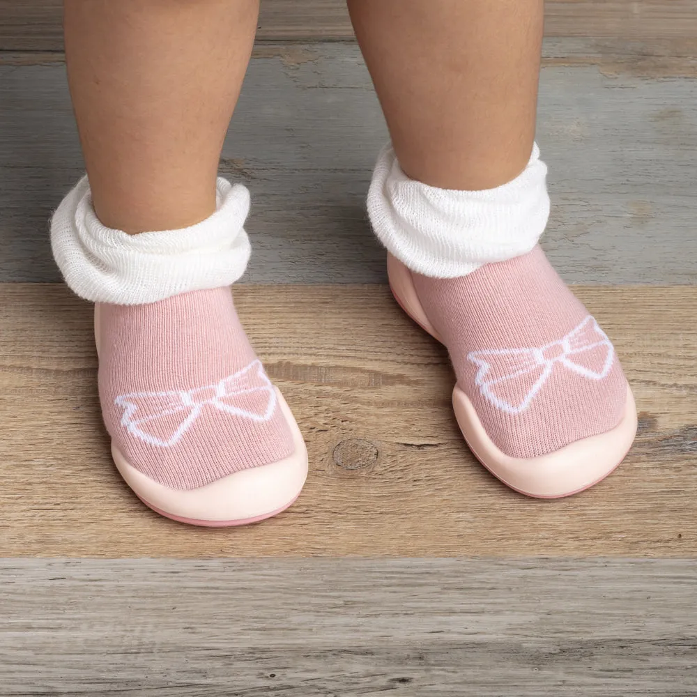 Komuello Baby Shoes - Bow / White