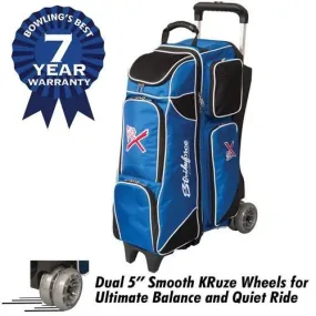 KR Royal Flush 4x4 Ball Roller Bowling Bag Royal/Black