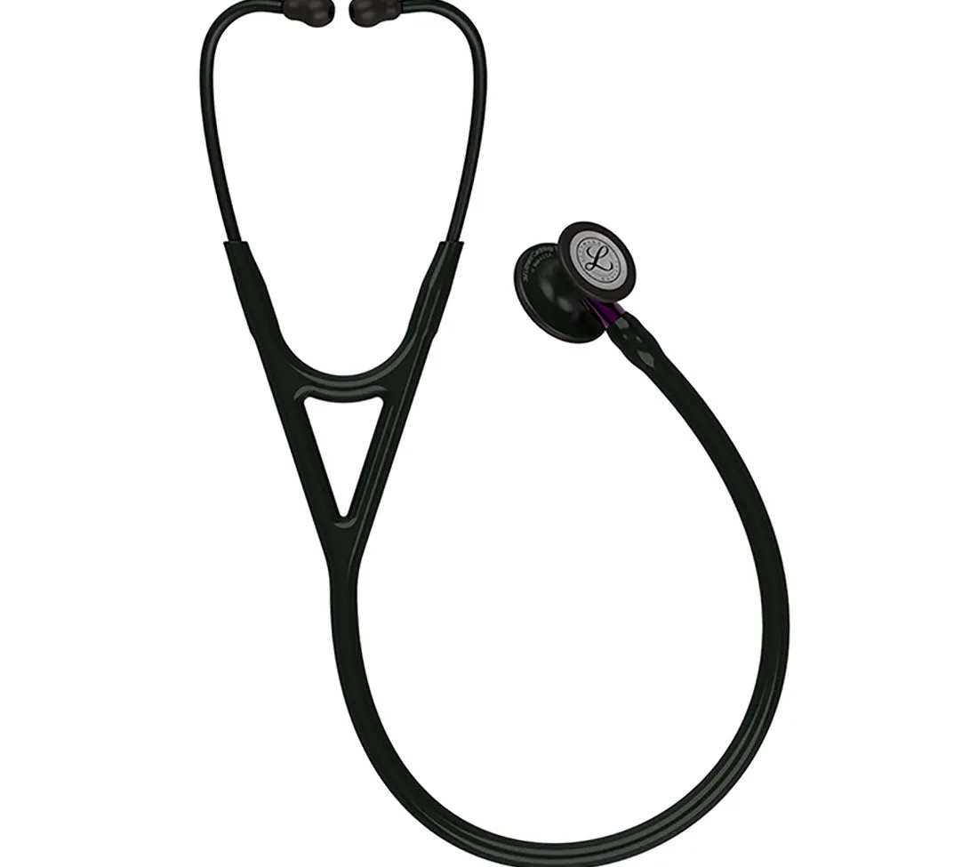 Littmann Cardiology IV Diagnostic Stethoscope Pop Black and Purple - L6203BE