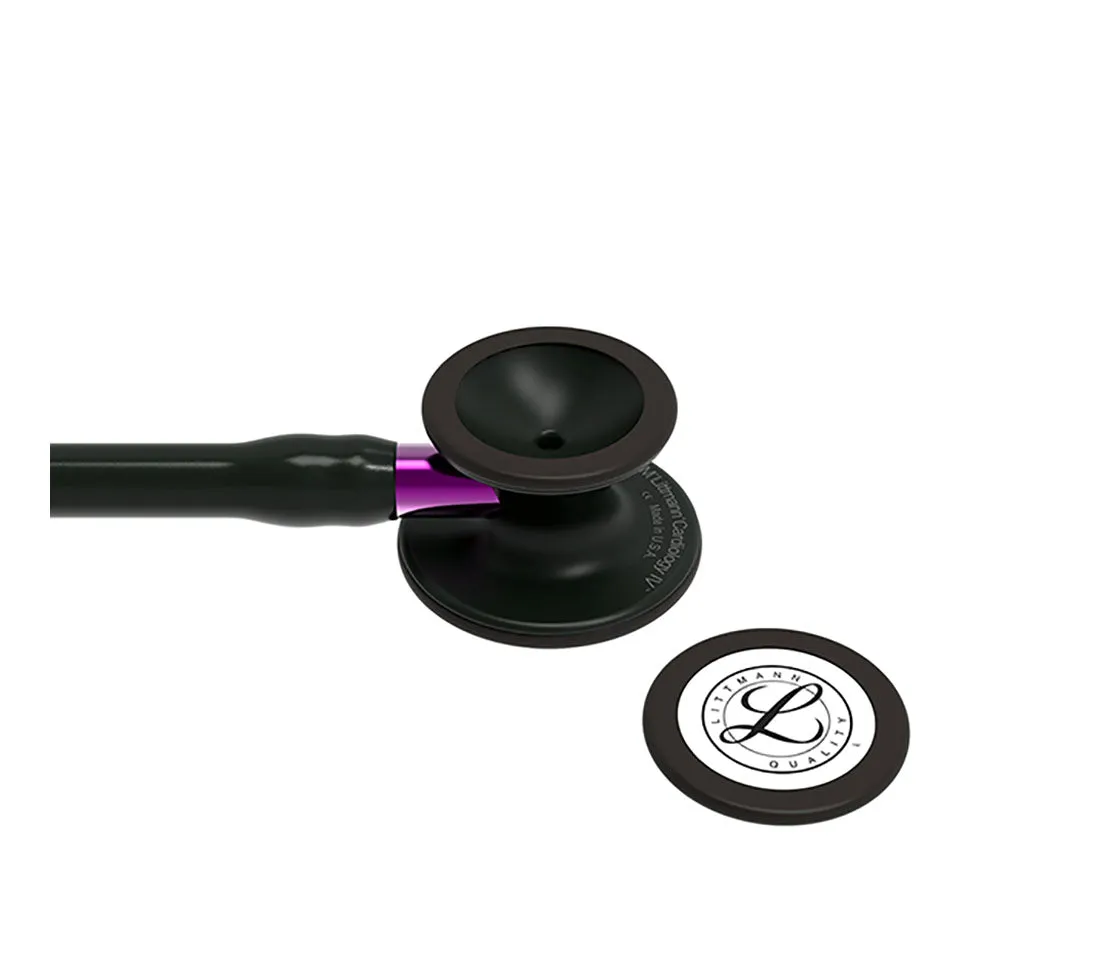 Littmann Cardiology IV Diagnostic Stethoscope Pop Black and Purple - L6203BE