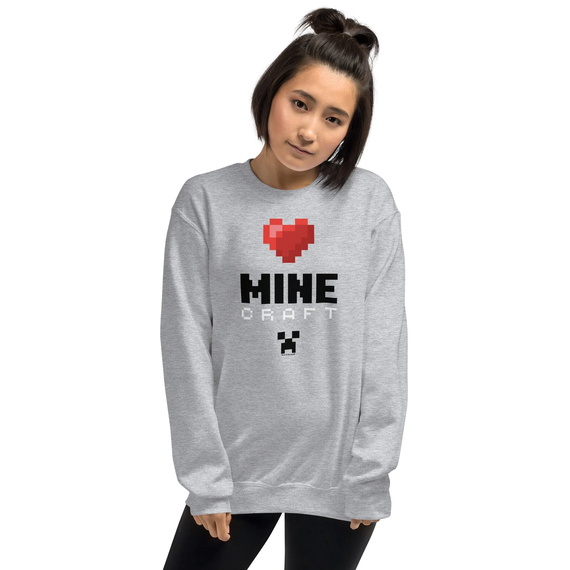 Minecraft Heart Sweatshirt