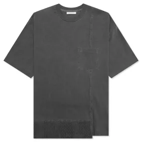 New Reconstructed S/S Tee - Washed Black