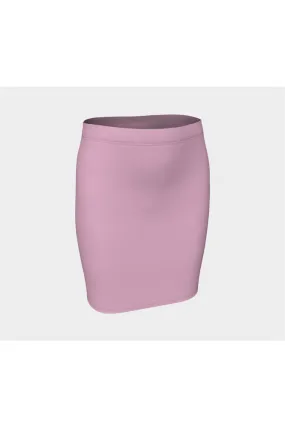 Pressed Rose Fitted Skirt