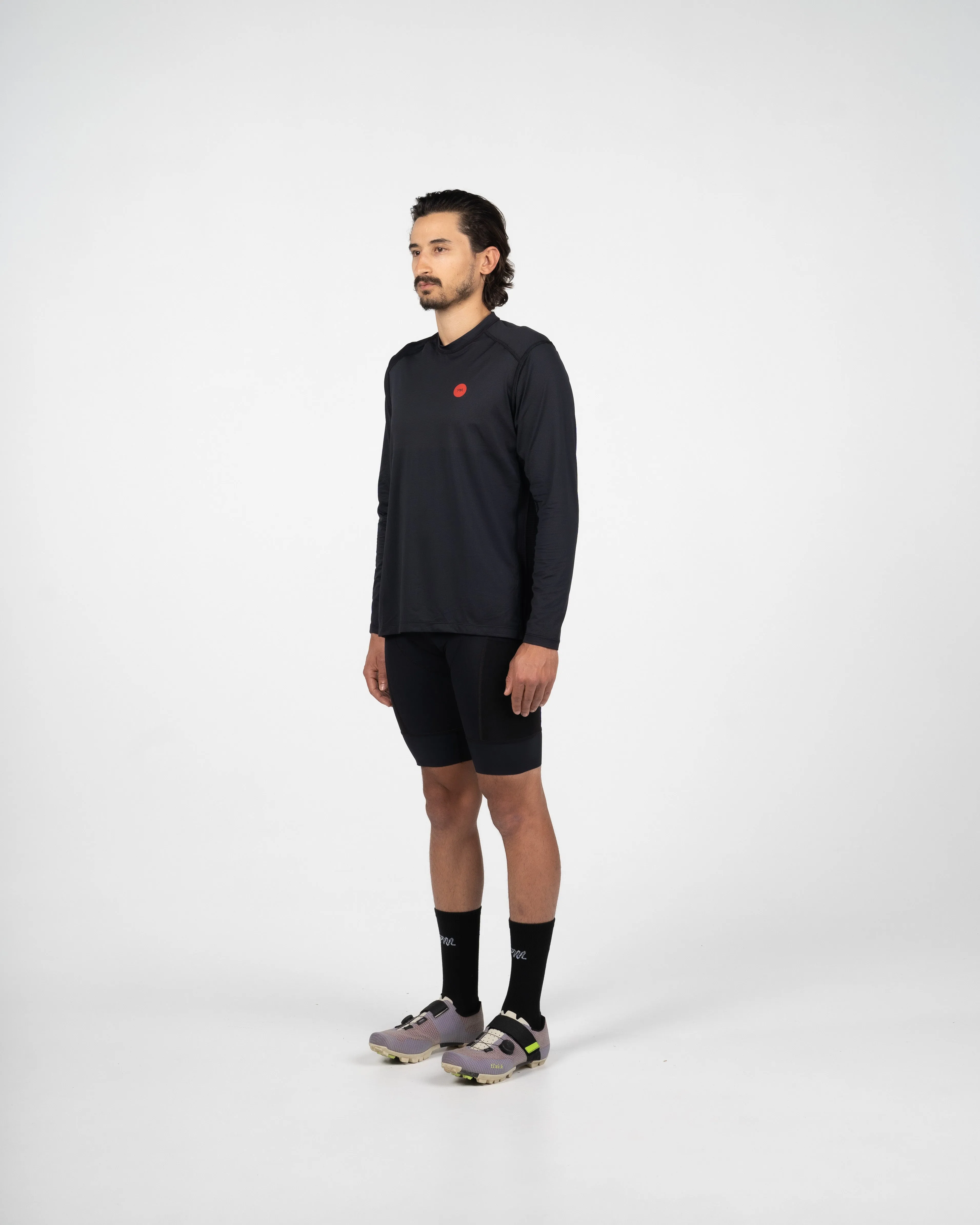 Pro Nomadic Long Sleeve Tech Tee - Black