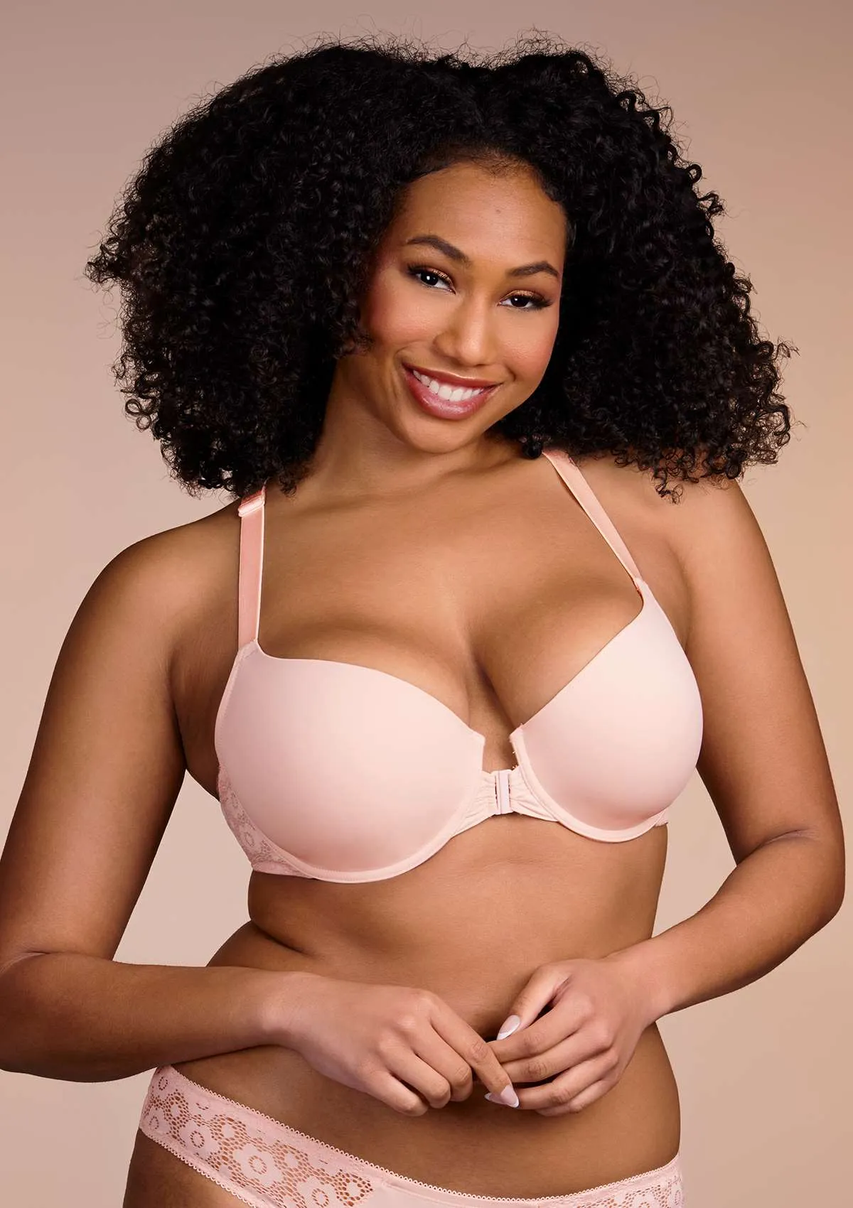 Serena Front-Close Lace-Back Underwire Bra