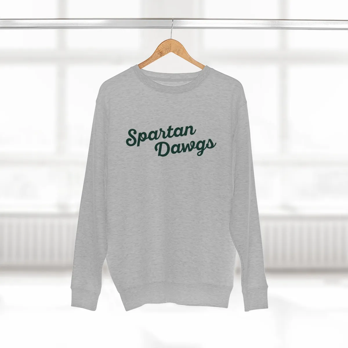 Spartan Dawgs Script Crewneck