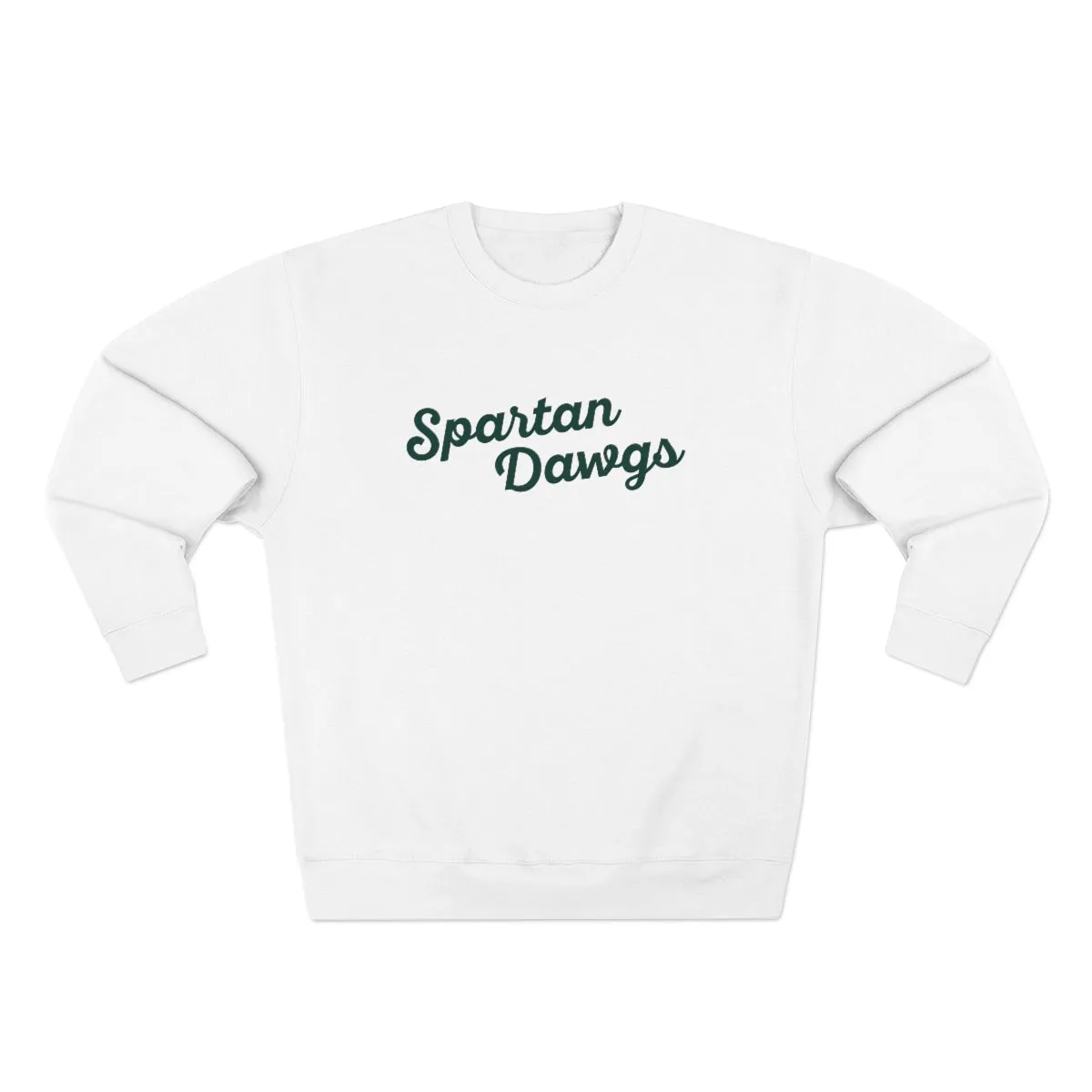 Spartan Dawgs Script Crewneck