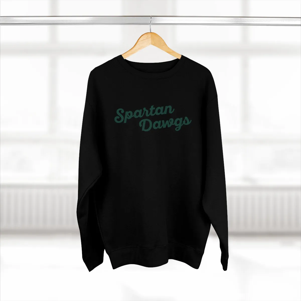 Spartan Dawgs Script Crewneck