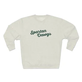 Spartan Dawgs Script Crewneck