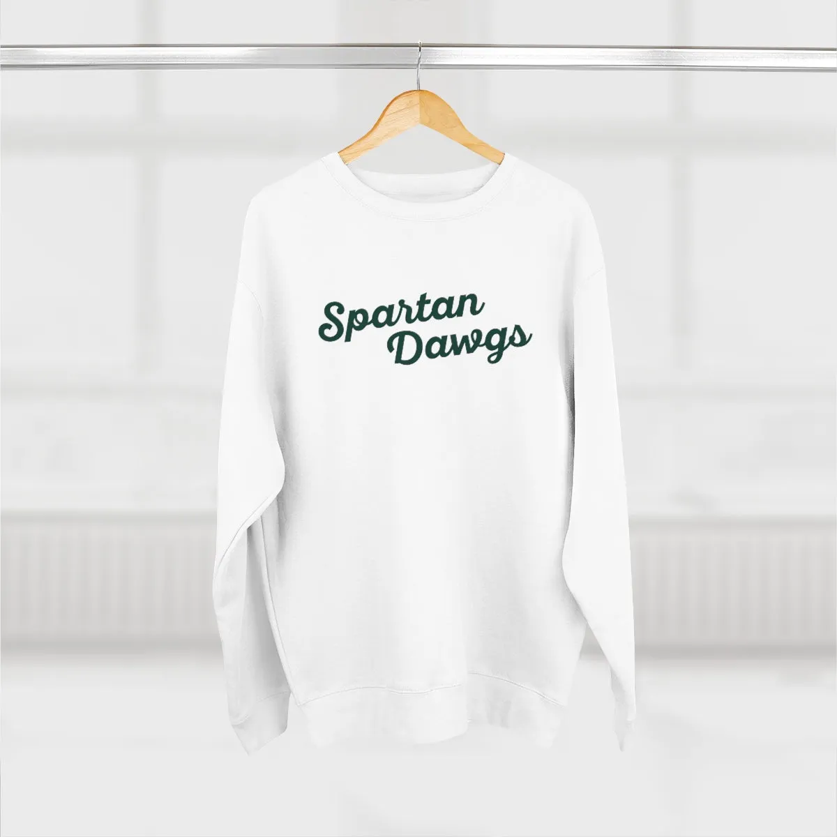 Spartan Dawgs Script Crewneck