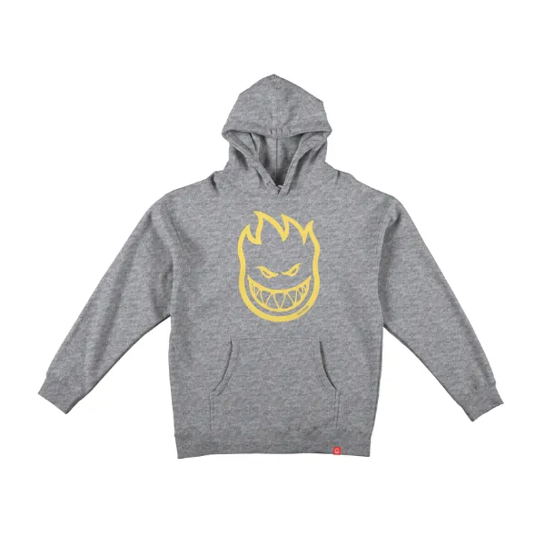 Spitfire Bighead Hood Youth - Grey Heather/Gold