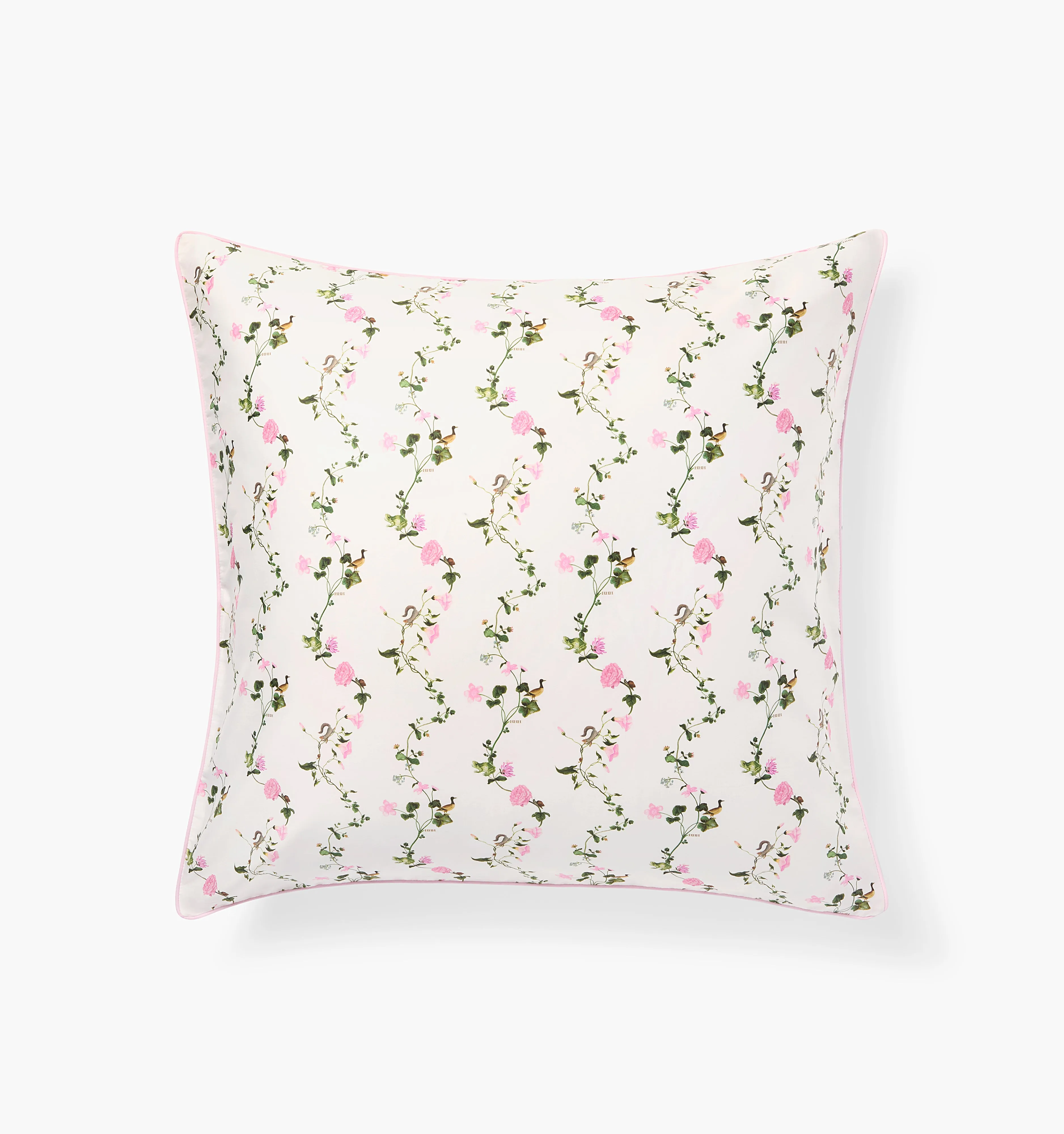 The Euro Sham - Pink Pond Floral