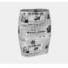 Women's Suffrage Fitted Skirt